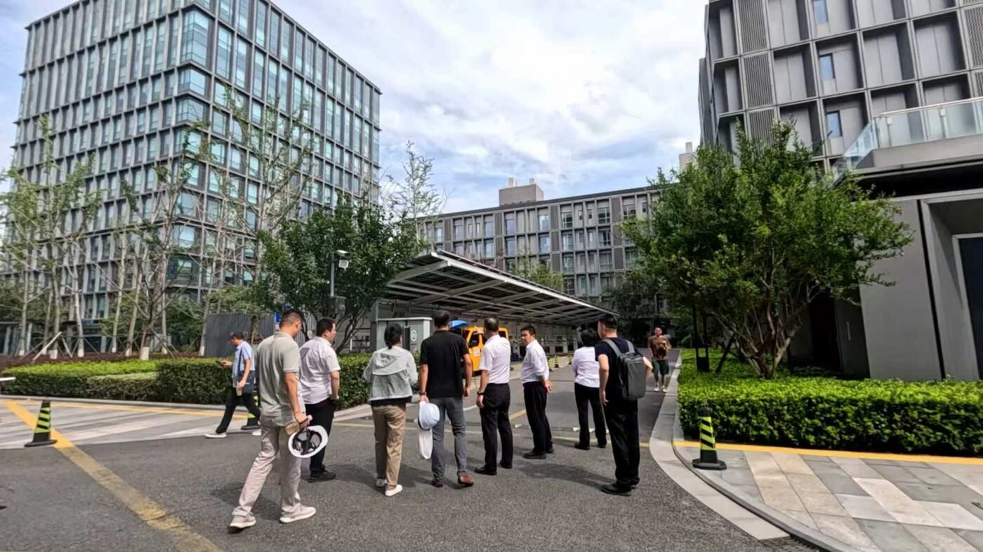 Partners on a site visit
